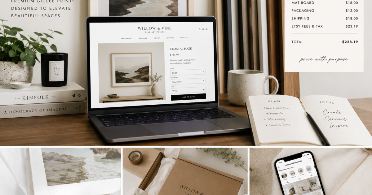 How to Price and Sell Art Prints Online for Maximum Profit